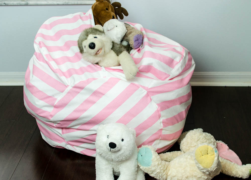Bean Bag Chair with toy storage
