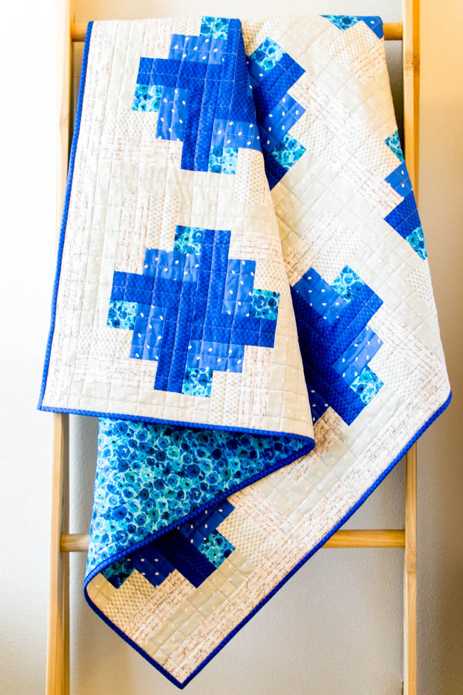 Blueberry Pie Quilt. Click for free pattern.