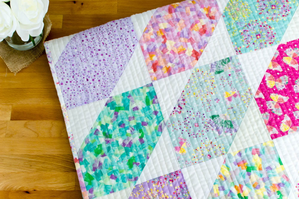 Fat Quarter Fancy Quilt. Click for the free pattern.
