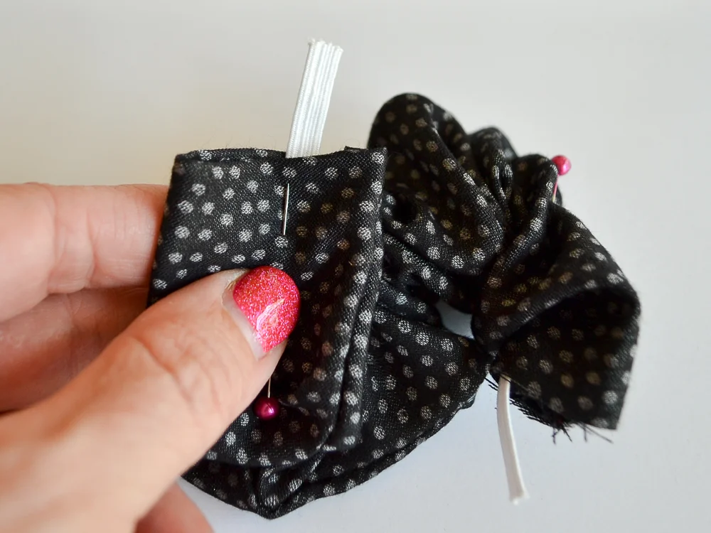 Sew a Cute Tie Scrunchie - DIY Sewing Tutorial - SewCanShe Free Sewing ...