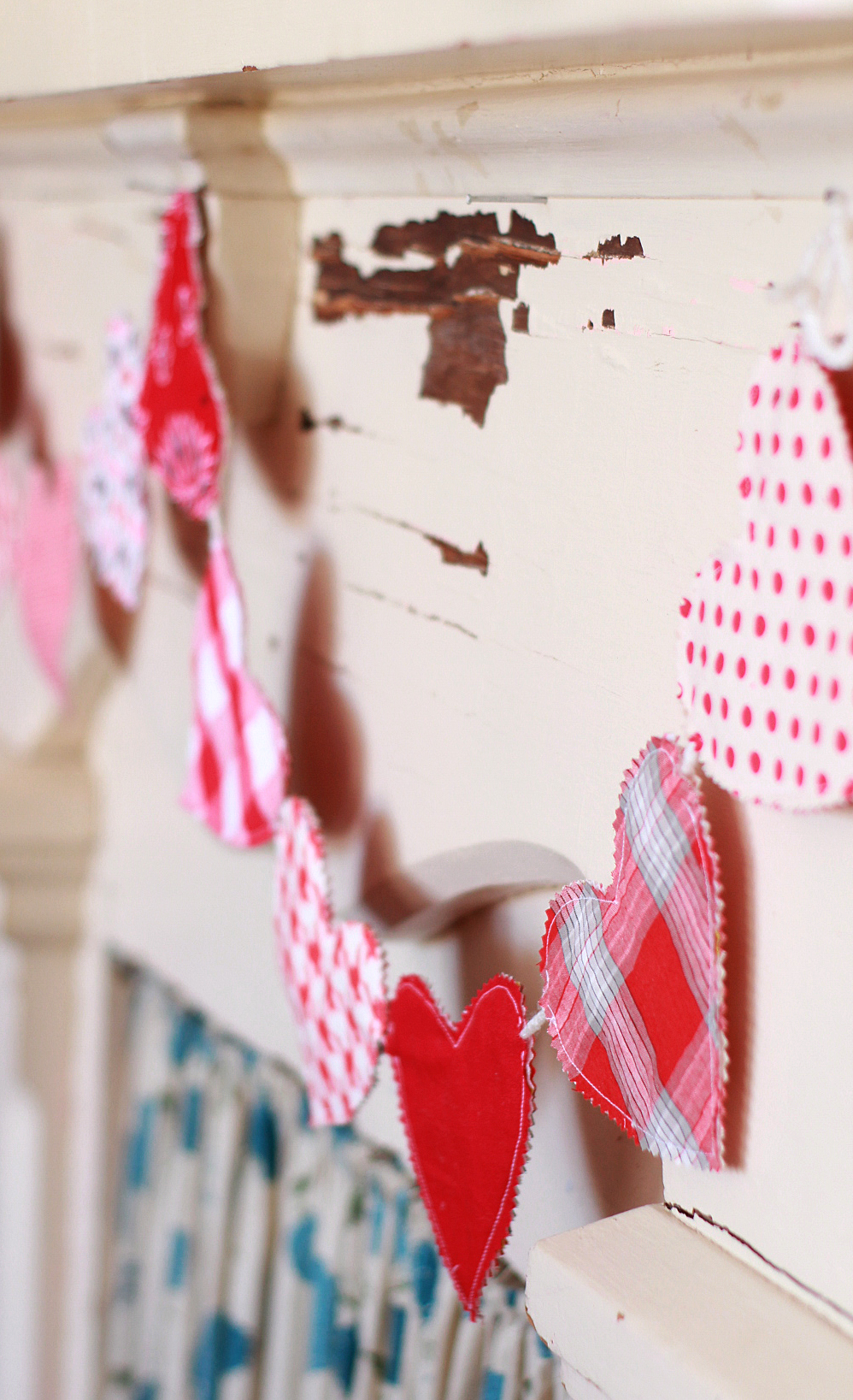 heart garland diy