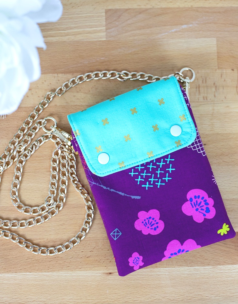 Double Compartment Cross Body Bag - Free Sewing Pattern! — SewCanShe | Free Sewing Patterns and ...