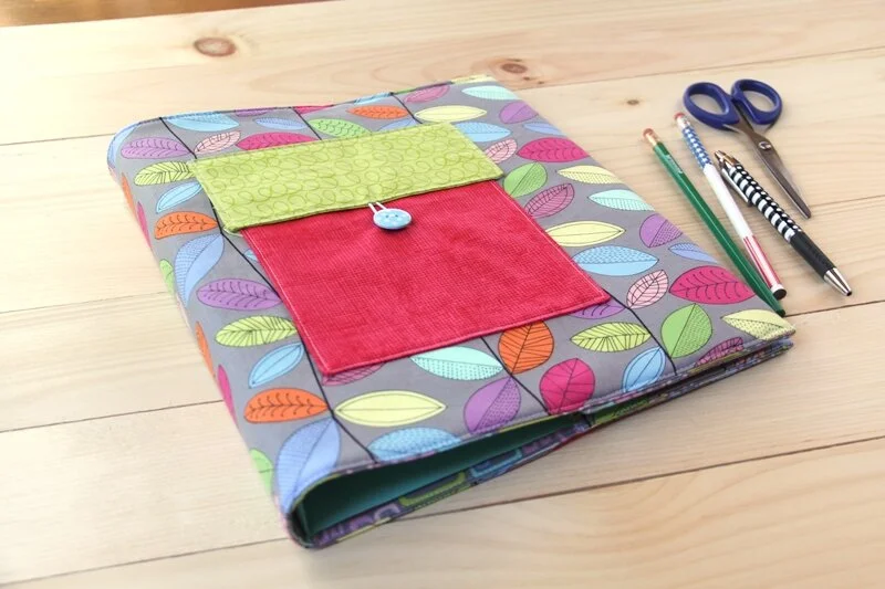 DIY Padded Binder Cover {free tutorial} — SewCanShe Free Sewing