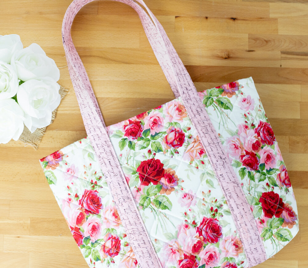 The Sew Easy Big Tote Bag - with a Zipper! — SewCanShe | Free Sewing Patterns and Tutorials