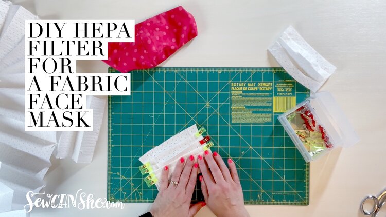 How To Make A Face Mask Filter With Hepa Fabric From Filtrete Tutorial Sewcanshe Free Sewing Patterns Tutorials - Diy Hepa Filter Mask