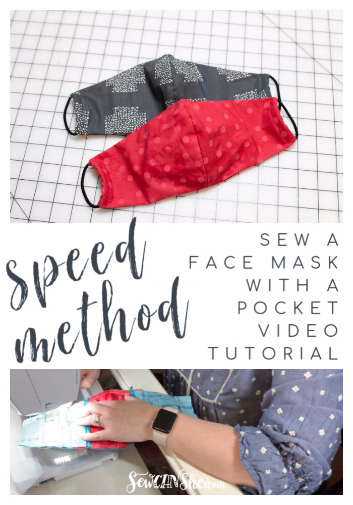 Free Fabric Face Mask Pattern Fast And Easy Tutorial Sewcanshe Sewing Patterns Tutorials - Face Mask Diy Easy Sewing