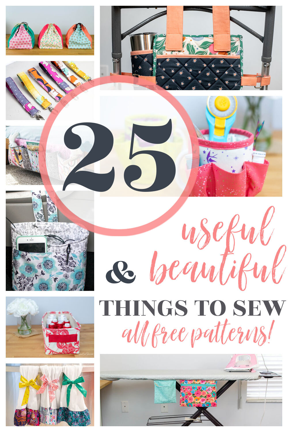 25 Useful & Beautiful Things to Sew - Easy Sewing Patterns