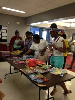Participants in the May 7 Educare training each received two free books to use at their child care center.