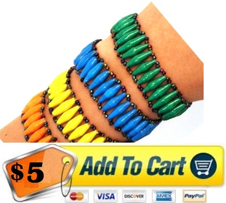 African Paper Bracelet