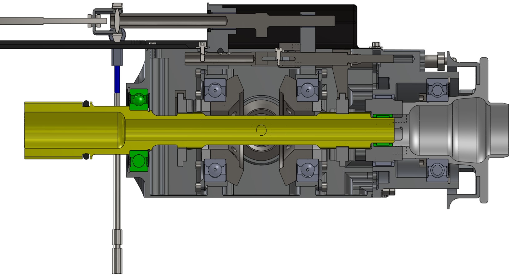 CAD: Gearbox Side View