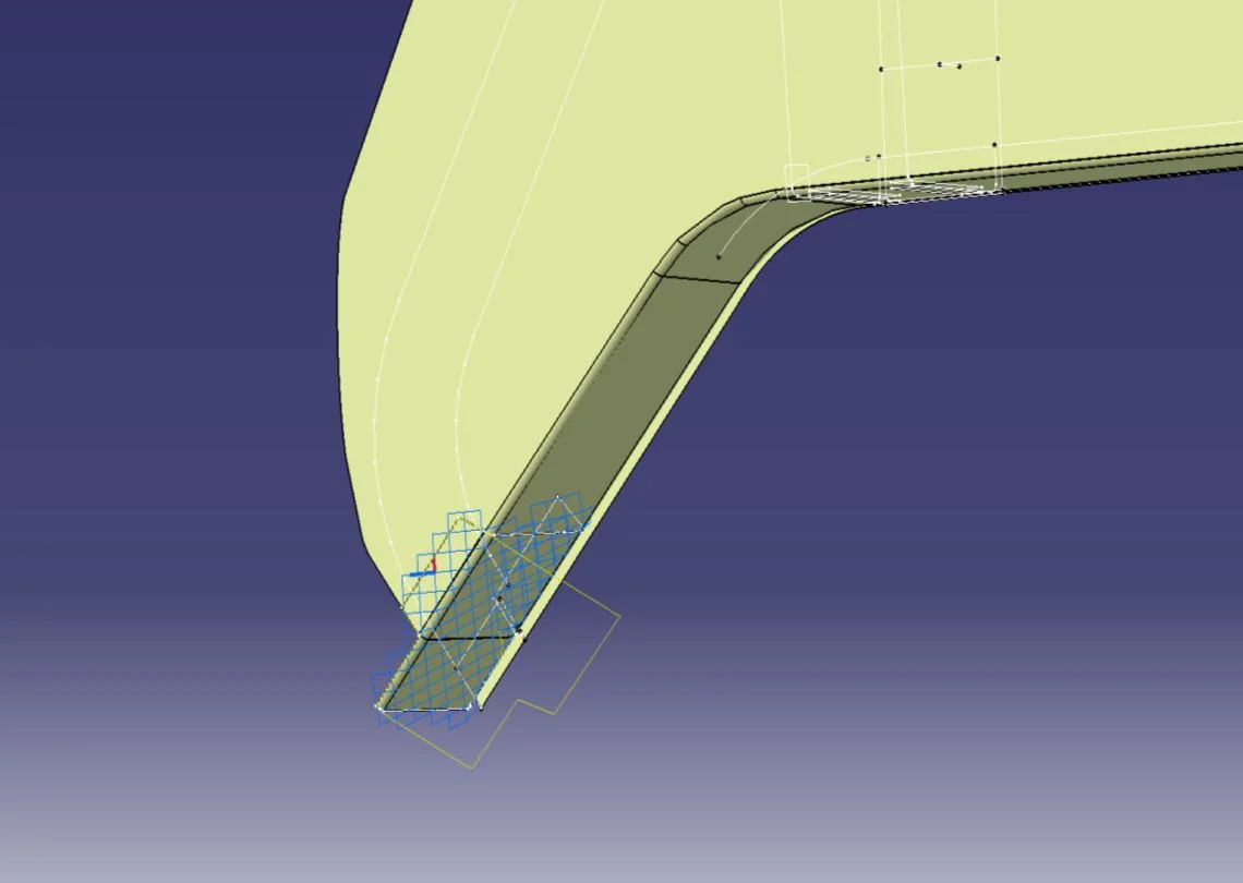 Forward Beam Laminate Design