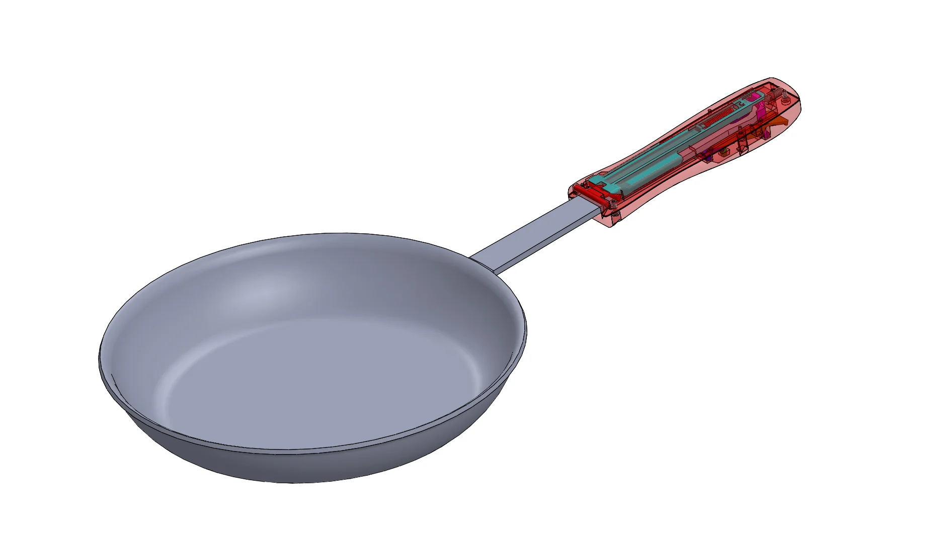 Quick Release Grip for Bare Handle Cookware