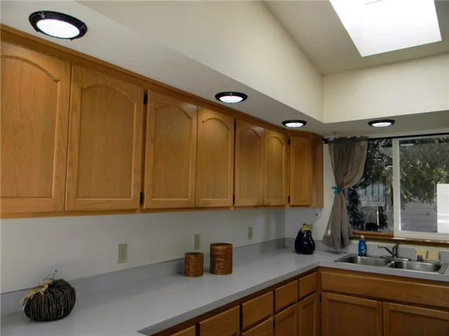 Some of the new light fixtures that transformed the house.