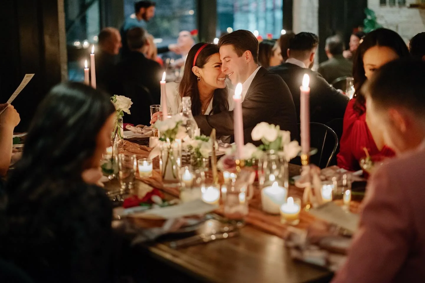 The joy and love that AJ &amp; Elizabeth showed throughout their celebration weekend was so infectious to everyone who surrounded them. From the very beginning at their welcome dinner at @barbuzzoevents, being witness to this weekend of their life wa