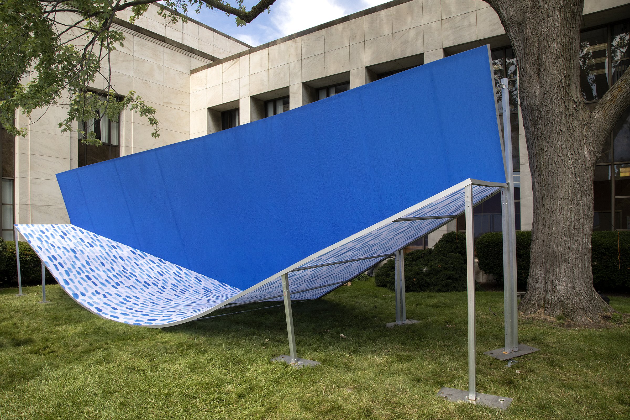 1000 Skyshapes, installed at Detroit Public Library, Main Branch