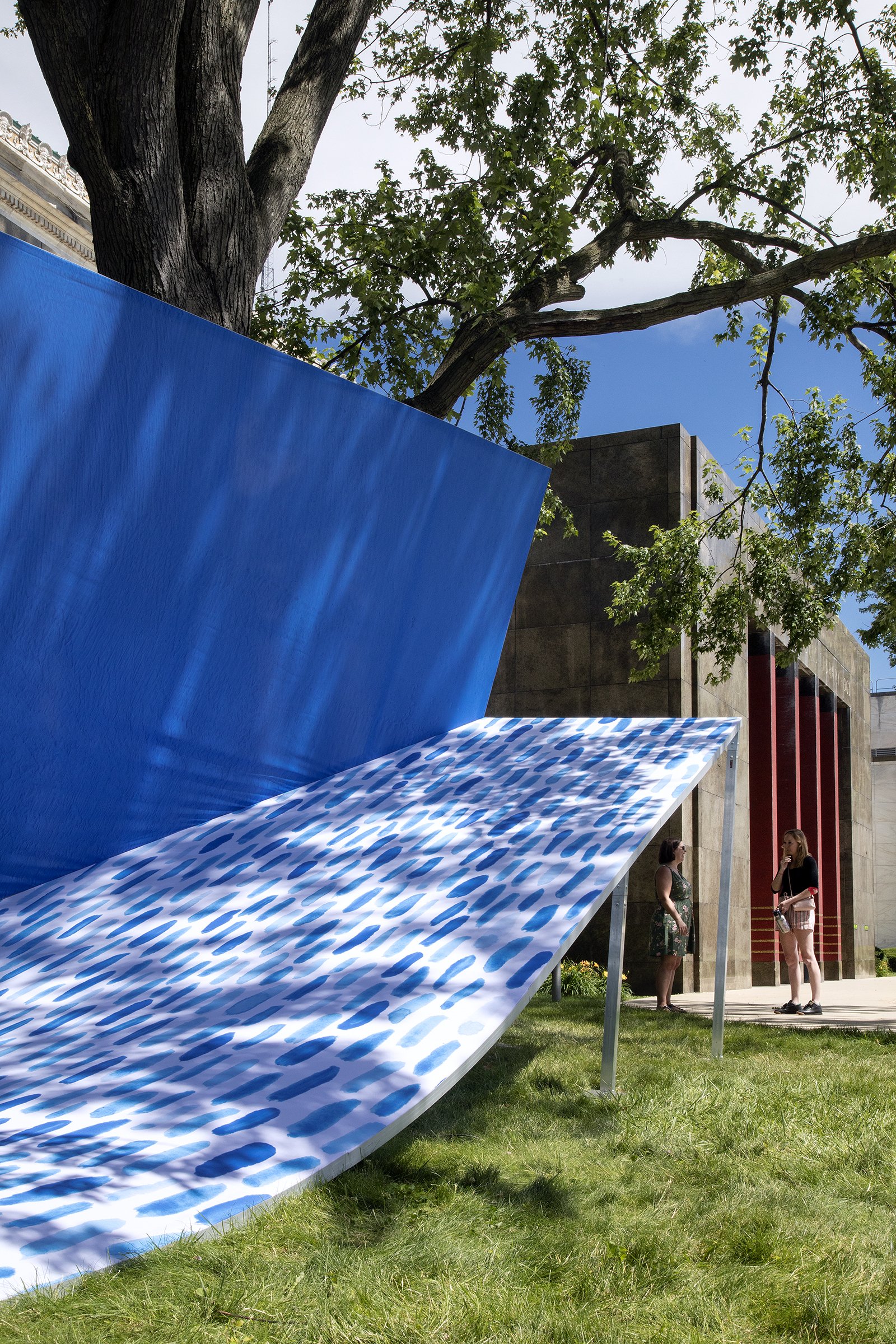 1000 Skyshapes, installed at Detroit Public Library, Main Branch