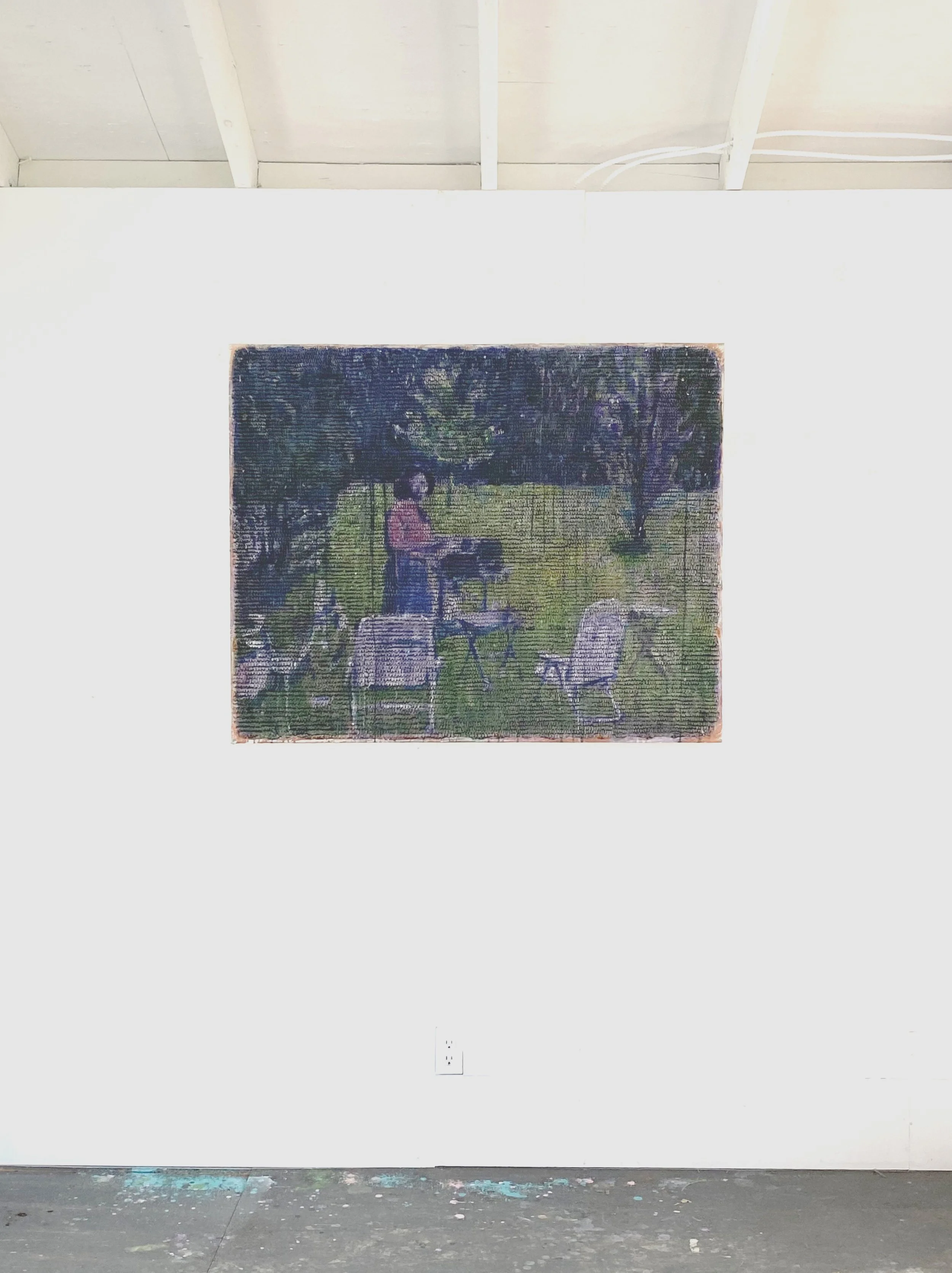 A May Evening in the Backyard, 2025