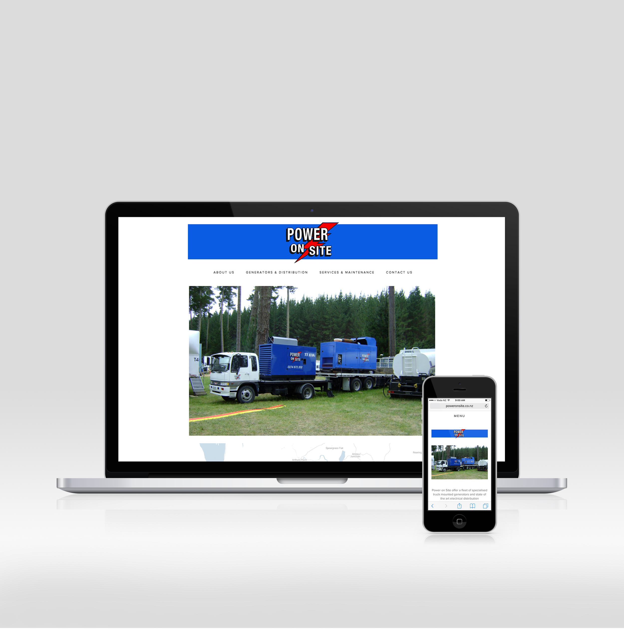Power On Site Web design