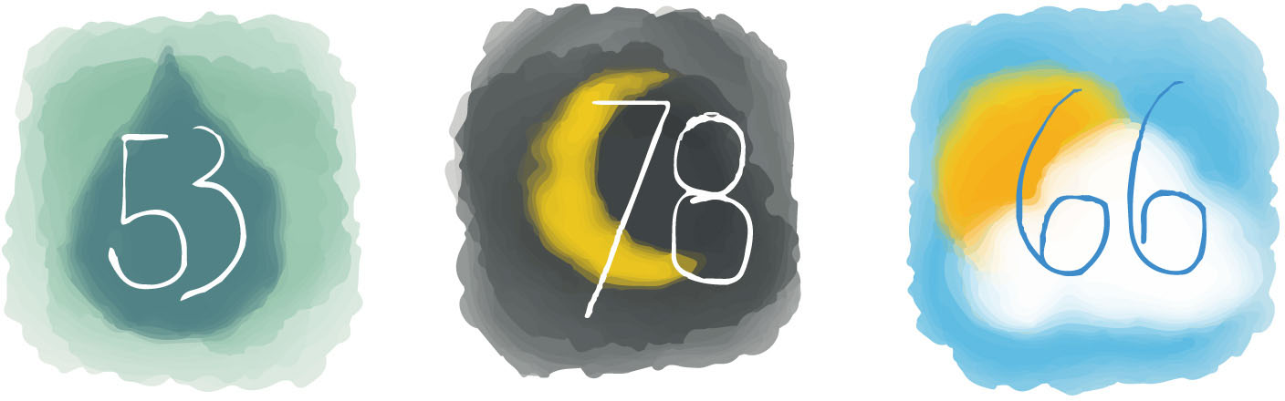 iOS 7 icon design. Sketches.