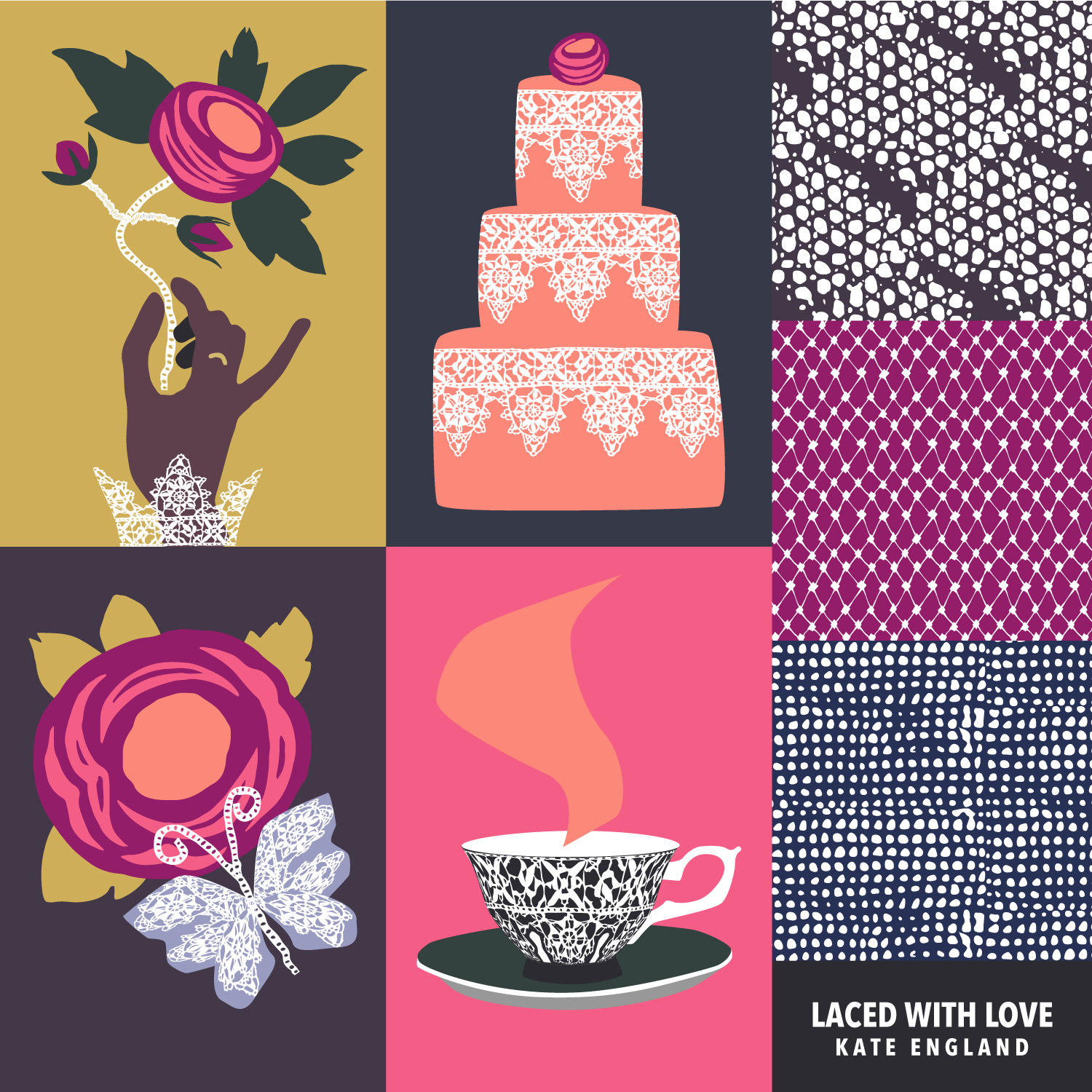 Greeting cards by Kate England. 