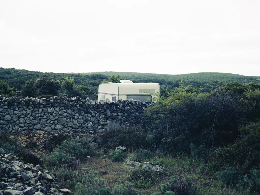 2014 / Analog / Mamiya645AF -ongoing series- Caravans - invented in 1931 by Arist Dethleffs for his wife Fridel Edelmann. She came up with a desire of having something like a gipsy's van for traveling together. Since edification, they're giving humanity the possibility to travel the world while carrying their conversant space. This series tries to give this intimate feel of a "Home Sweet Home" to the viewer and should remind him of his roots. Caravans or mobile homes are a great ability on journeys to trek right home in mind. Closing the gap between homesickness and wanderlust.