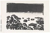 Image: Kōsaka Gajin (Japanese, b.1887, d.1953), Darkness Over , circa 1950, woodcut, The Howard and Caroline Porter Collection, 1986.1436
