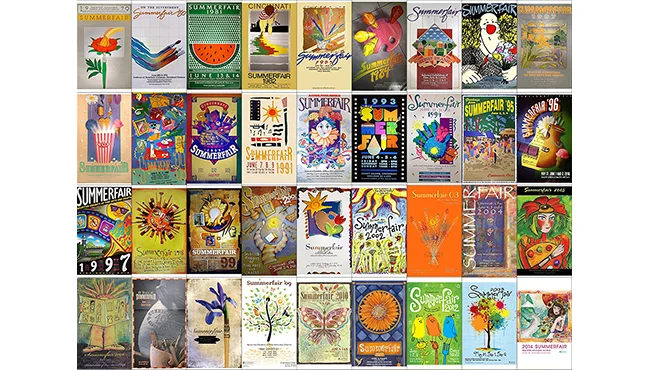 summerfair posters half in scale cutouts