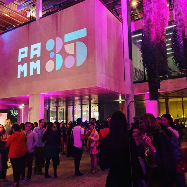 The lush, light-filled @pamm made for the most perfect Miami Art Week party. This place is magical and the night was alive with artists, performers, dealers, curators, and those who come because they are simply curious about what we do! #baseltov #ab