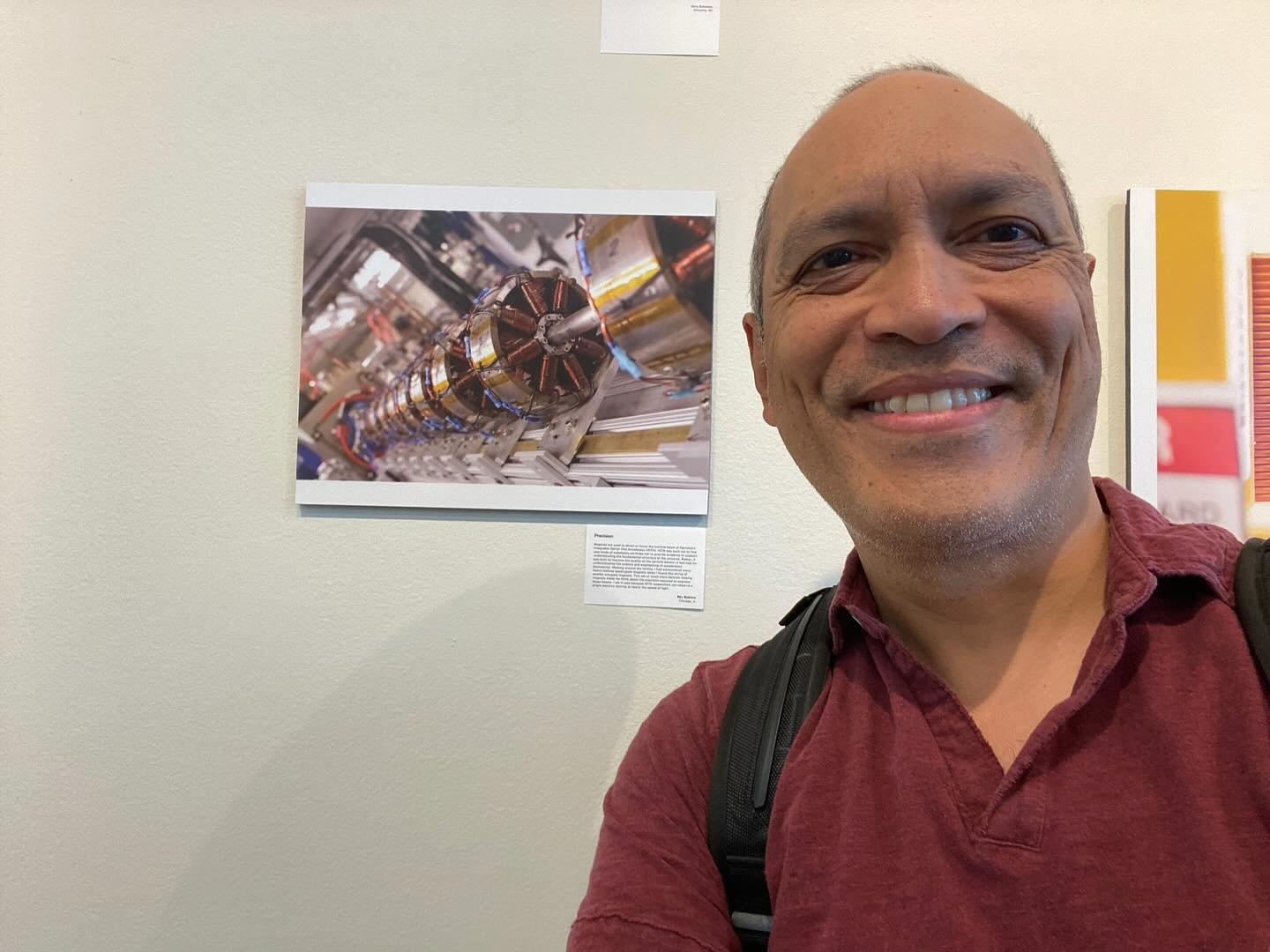 I took a trip to #fermilab to see the #photowalk installation. They featured one photo from each photographer. Here is mine: &ldquo;Precision&rdquo;