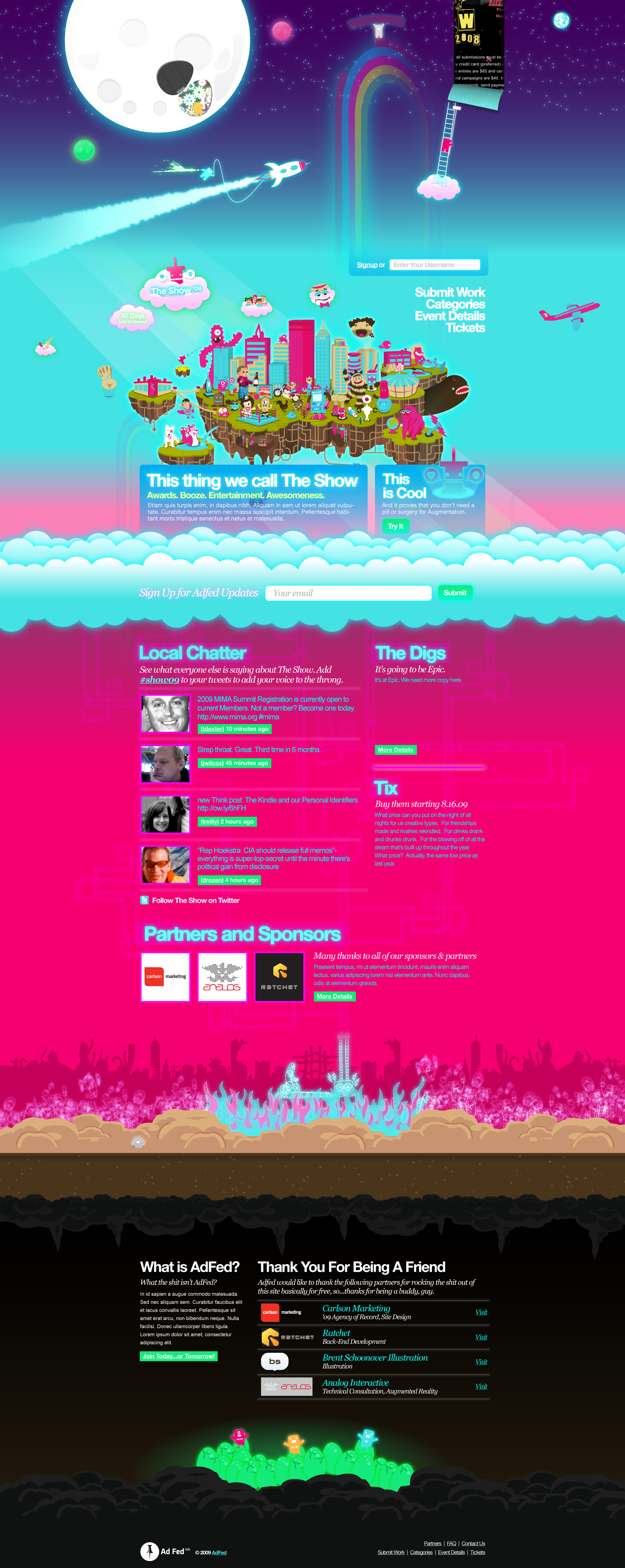 Landing page