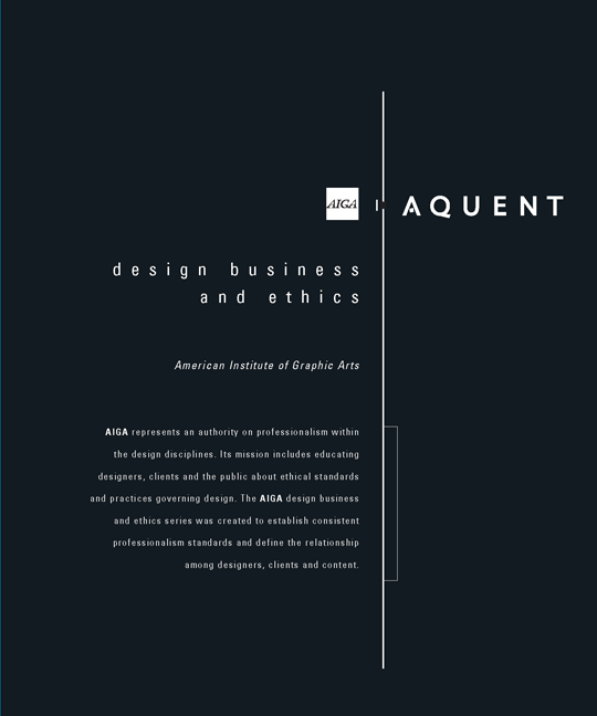 Aquent AIGA Binder
