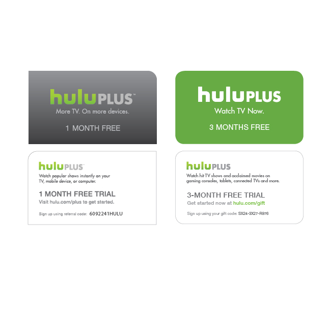 huluplus Promotional Cards