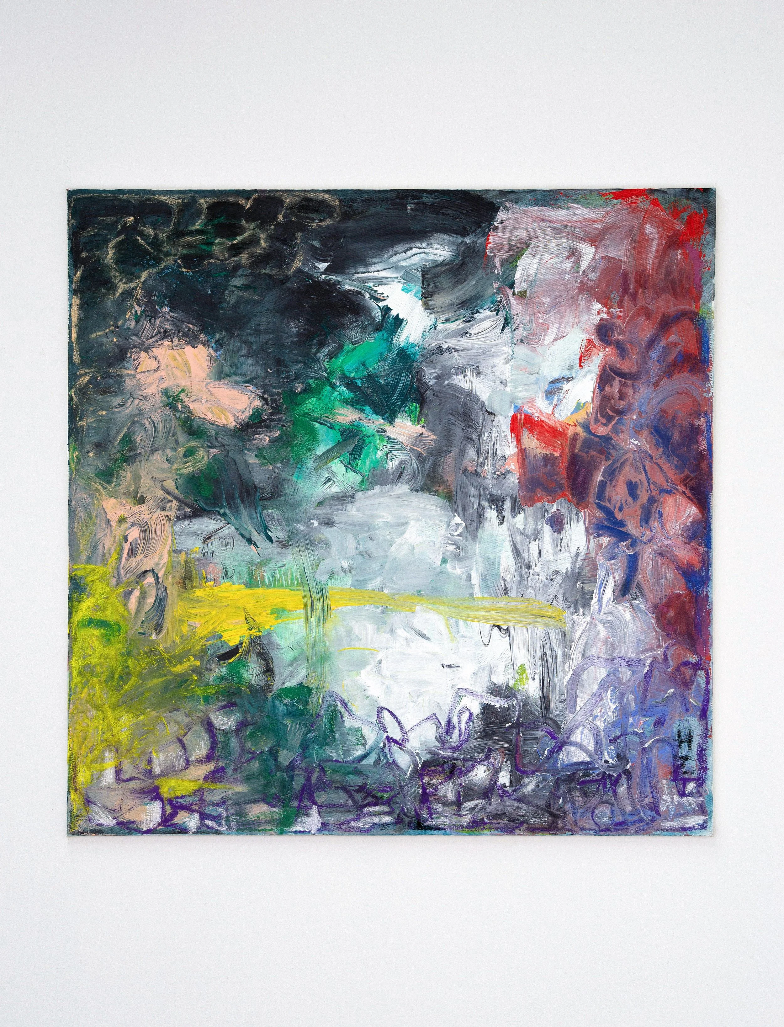 Telepathy, 2024. acrylic, pastel, canvas. 30 x 30 inches copy.jpeg
