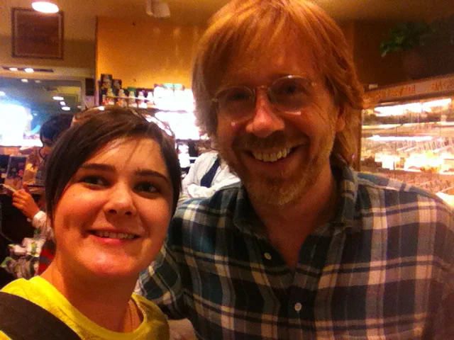 Me and my musical hero, Trey Anastasio, just hanging out at Whole Foods