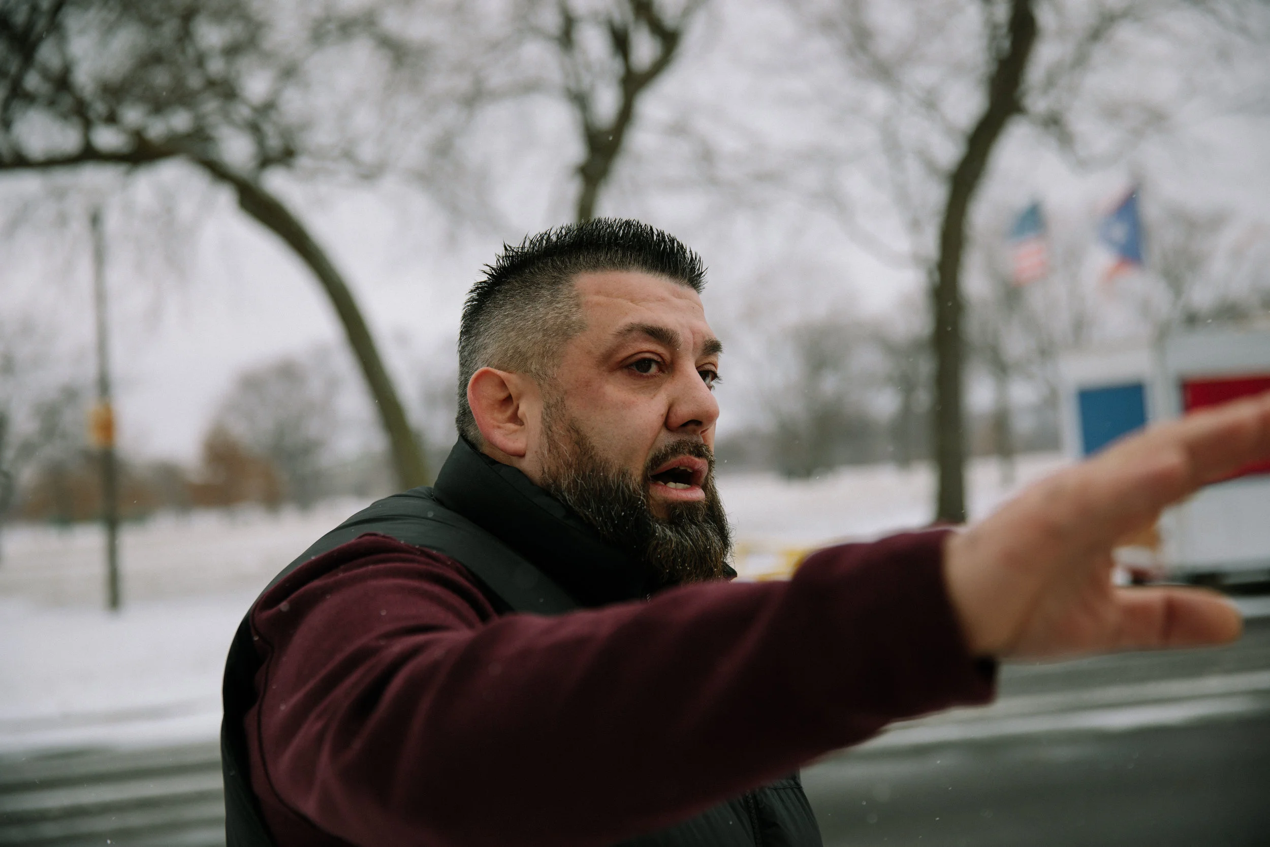 Robert Torres, co-founder and president of Parents for Peace and Justice, a Chicago based care and advocacy organization that was founded in 2012. Robert stands in Humboldt Park, where Parents for Peace and Justice has held over 10 vigils and marches over the last 7 years. Parents for Peace and Justice holds vigils in the location where gun deaths have occured in hopes that people from the community will come forward with information. MCC partners with Parents for Peace and Justice to help support their important work.