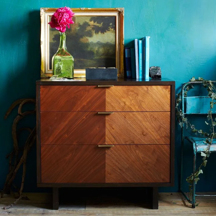 Chevron Grain 3-Drawer Dresser from West Elm