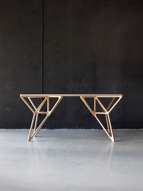 Plywood table