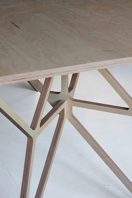 plywood table