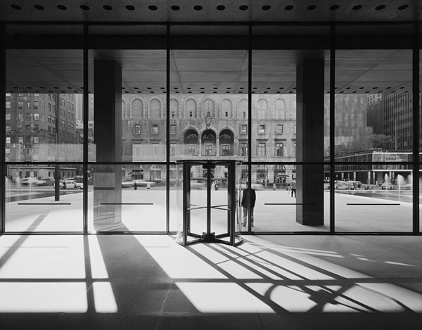 Ezra Stoller photograph: Seagram Building, NY, Mies van der Rohe & Philip Johnson