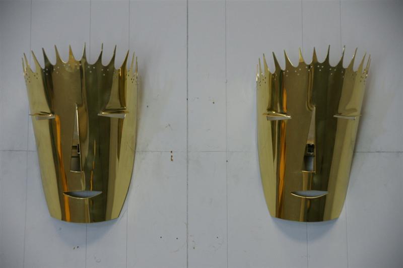  Brass Sconces by Gio Ponti  "IL DIAVOLO"