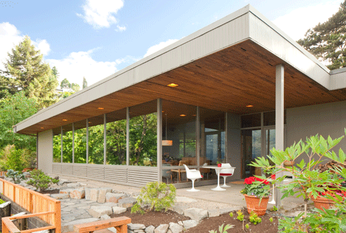 The Belluschi House by Pietro Belluschi, renovated by his son Anthony Bellushi, FAIA (photo by Sally Painter)