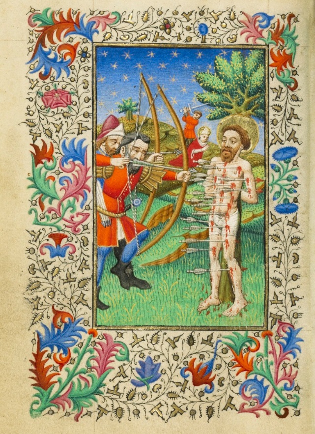 The Martyrdom of Saint Sebastian, about 1430–40, Master of Sir John Fastolf. 