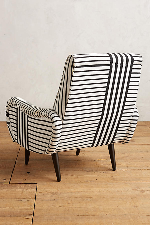 Banded Stripe Losange Chair