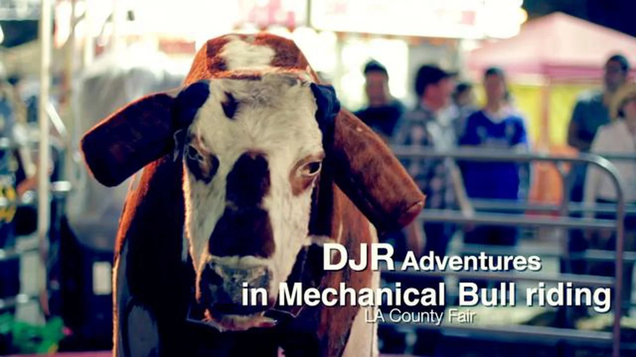 DJR Mechanical Bull Riding @LA County Fair