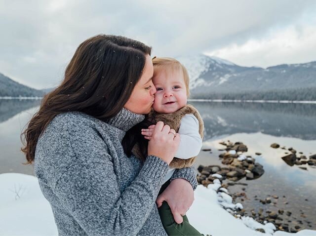 Lauren and Quinn!! Snow!! The sweetest mother daughter duo!!
