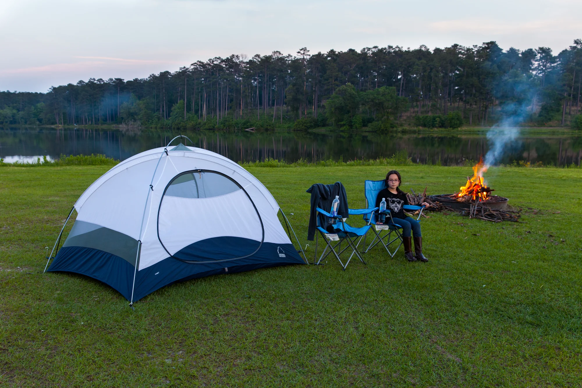 Camping at King's Pond