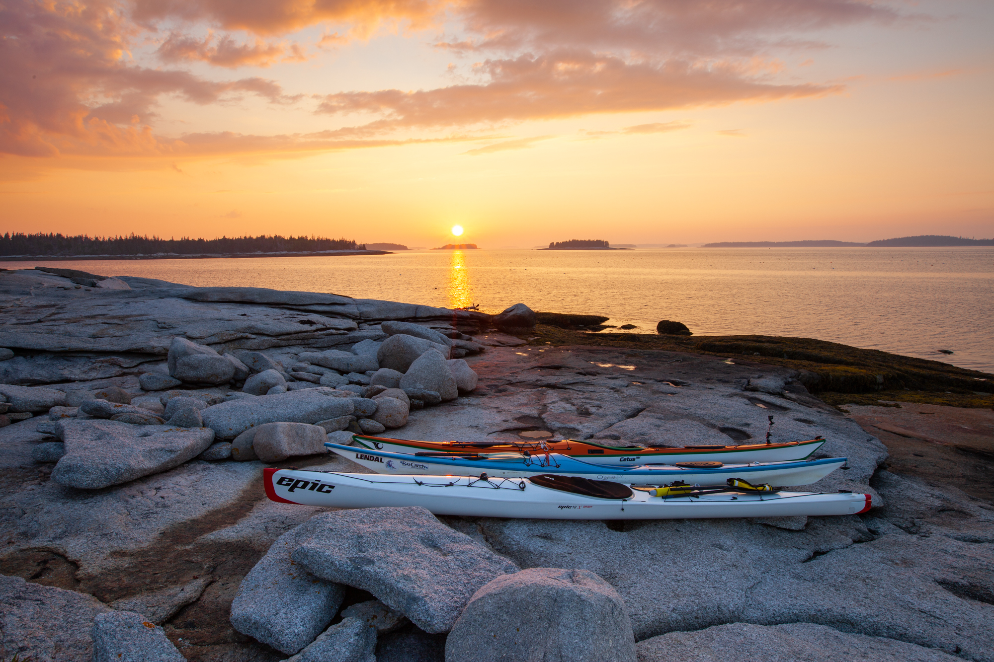 Kayak with Sunset