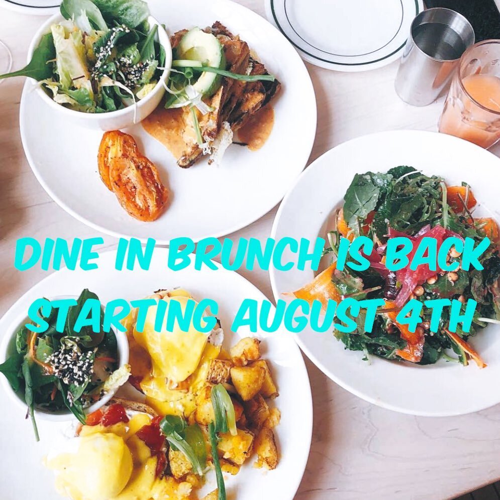 We are so excited to welcome you back for dine in. We need a few more weeks to get everything ready. See you on August 4th 💫🍳💛