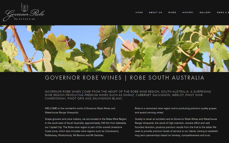 Governor Robe Wines