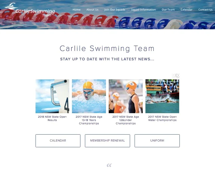Visit Carlile Swimming Team